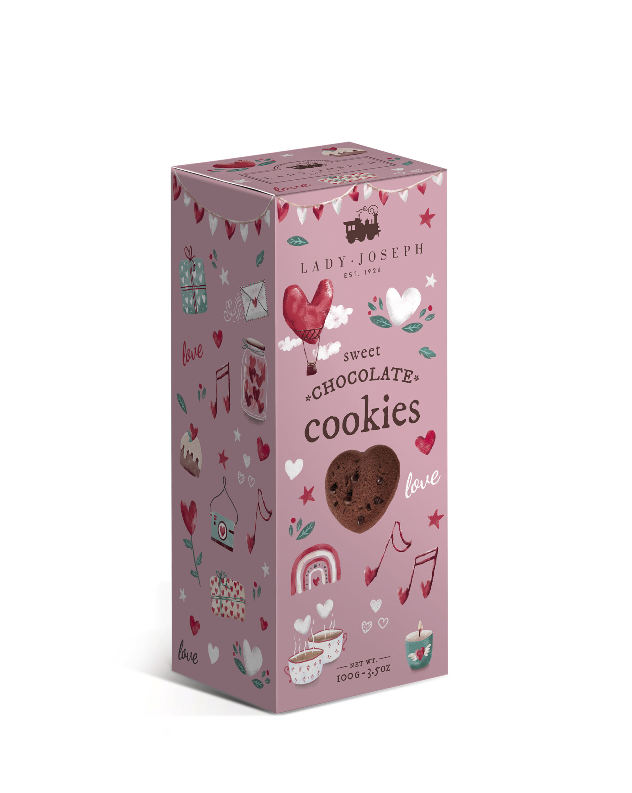 Cookies Coração de Chocolate - Lady Joseph - Image 2