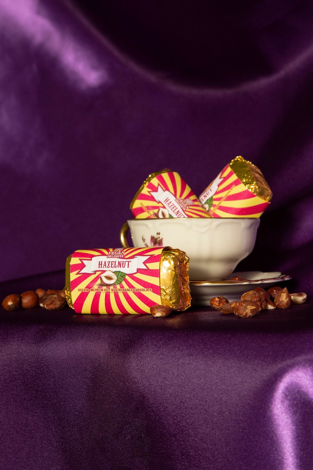 Mini barra de Chocolate e Avelã - Vegan Delights