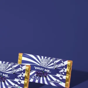 Barra de Chocolate Negro com Violetas - Vegan Delights