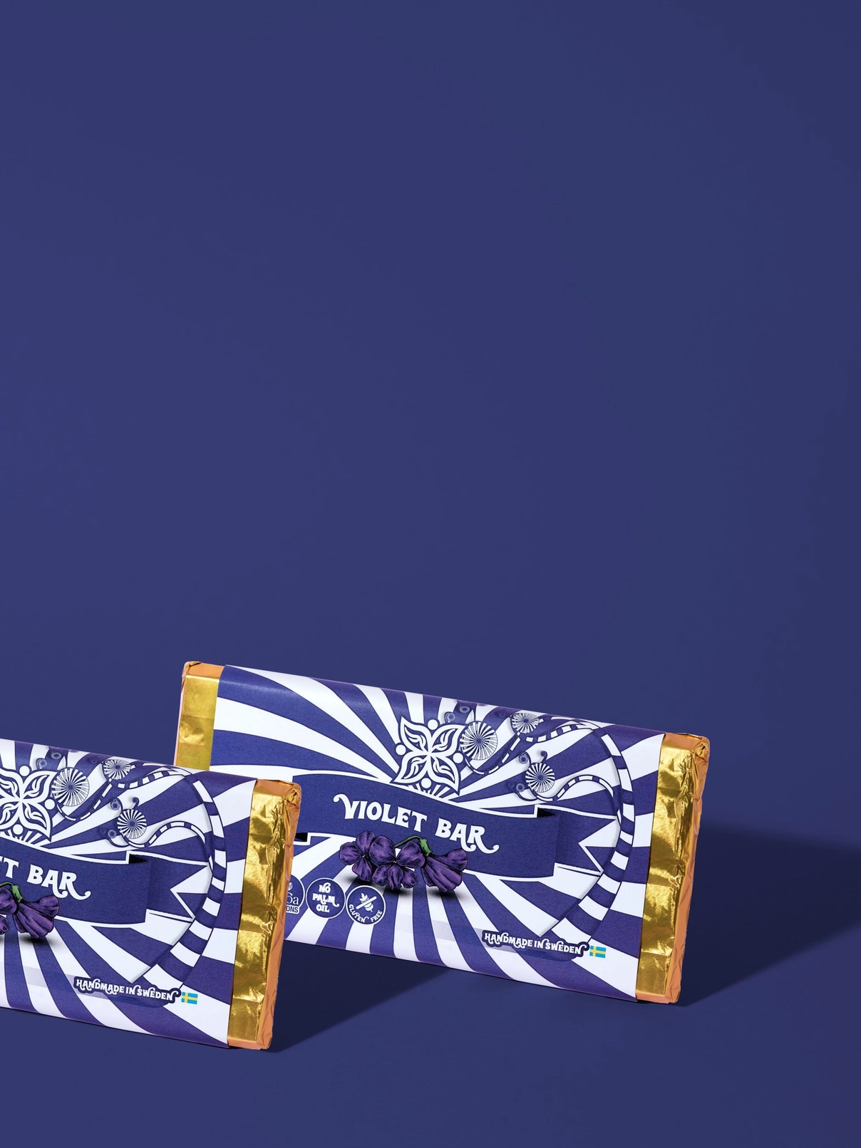 Barra de Chocolate Negro com Violetas - Vegan Delights