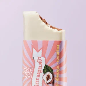 Mini barra de Chocolate Branco e Avelã - Vegan Delights