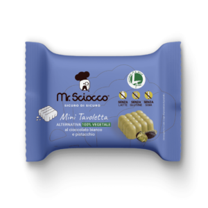 Mini Tablete de Chocolate Branco com Pistácio - Mr. Sciocco